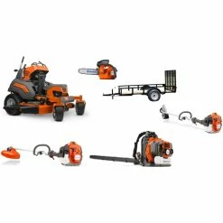 HH713 Husqvarna Mower Bundle - V548 Stand On 350BT Blower 525L Trimmer