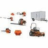 Cynergy Cargo LLC HH715 Husqvarna Mower Bundle - Z554X Zero Turn 350BT Blower 6x12 Enclosed Trailer