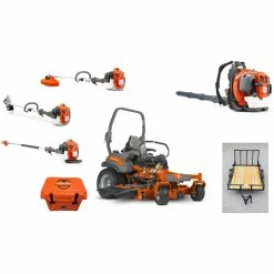 Caliber Trailer Mfg. HH720 Husqvarna Mower Bundle - Z554X Zero Turn 560BTS Blower 525LS Trimmer