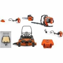 Caliber Trailer Mfg. HH743 Husqvarna Mower Bundle - Z560X Zero Turn 560BTS Blower 525LS Trimmer