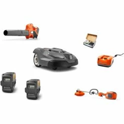 HH805 Husqvarna Mower Bundle - 450XH Automower 520iLX Trimmer 436LiB Blower