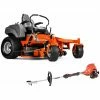 Husqvarna MZ48 Zero Turn Mower Combo Deal PAS-225VP Trimmer