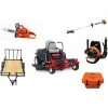Caliber Trailer Mfg. TE314 Toro Mower Bundle - SS5000 TimeCutter Zero Turn PB-265LN Blower SRM-225 Trimmer