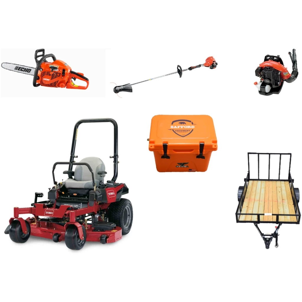 Caliber Trailer Mfg. TE546 Toro Mower Bundle - Titan HD 1500 Zero Turn PB-580T Blower SRM-225 Trimmer 1 Caliber Trailer Mfg. TE546 Toro Mower Bundle - Titan HD 1500 Zero Turn PB-580T Blower SRM-225 Trimmer