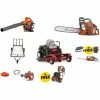 Caliber Trailer Mfg. TH4140 Toro Mower Bundle - MX5000 Zero Turn 125B Blower 129L Trimmer