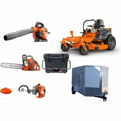 AH462 Ariens Mower Bundle - IKON XD 42 Zero Turn 525BX Blower 6x12 Enclosed Trailer