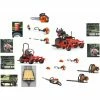 Caliber Trailer Mfg. GH513 Gravely Mower Bundle - Pro Turn ZX 52 Zero Turn Pro Walk 36 Hydro Walk Behind 7x16 Utility Trailer