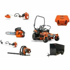 Cynergy Cargo LLC HH4228 Husqvarna Mower Bundle - Z454 Zero Turn 350BT Blower 525L Trimmer
